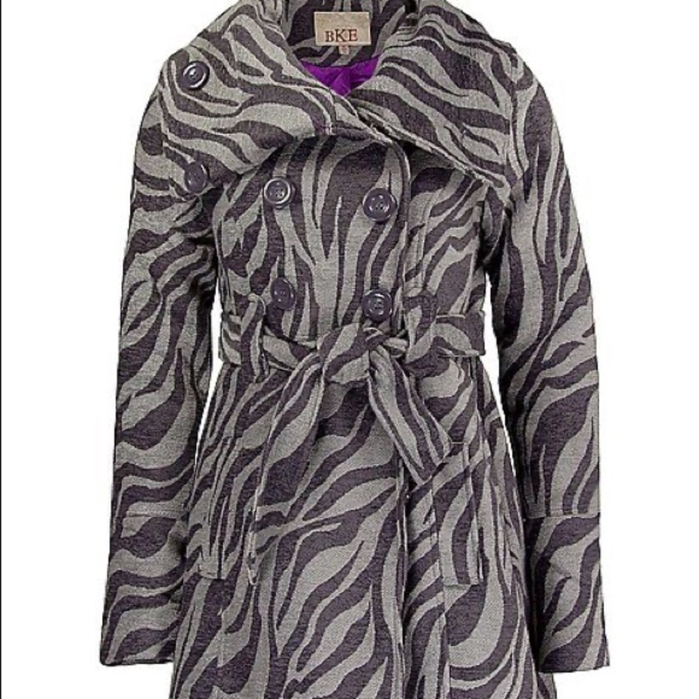 BKE Zebra Peacoat